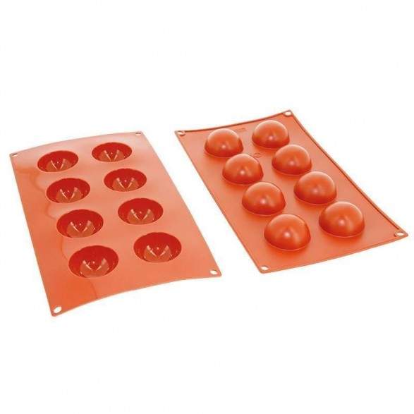 DécoRelief Gâteau silicone half-sphere mould (8 pcs.) –