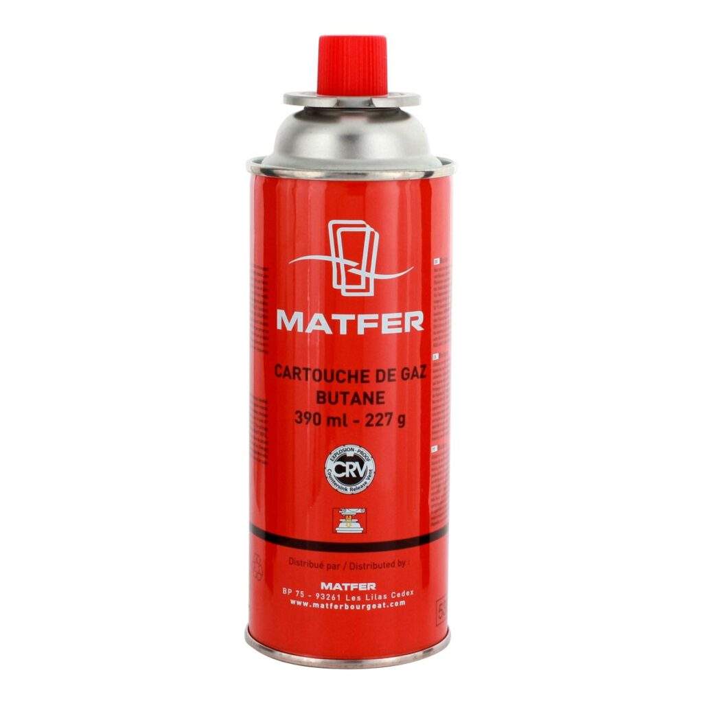 Gas cartridge for professional blowtorch 390 ml Matfer