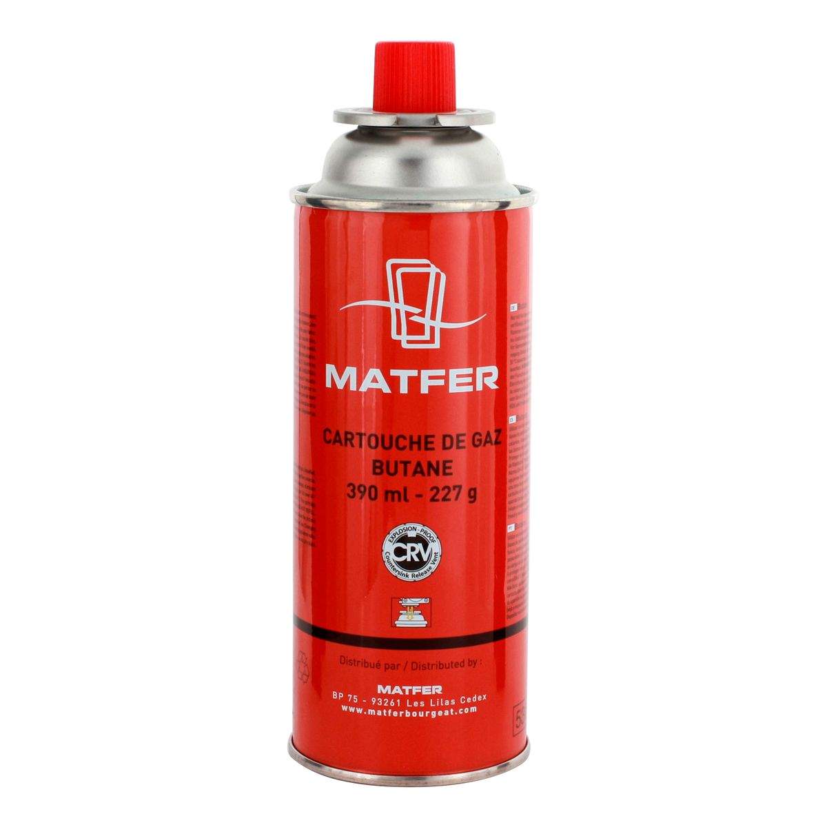 Cartucho de gas para soplete profesional 390 ml - Matfer –